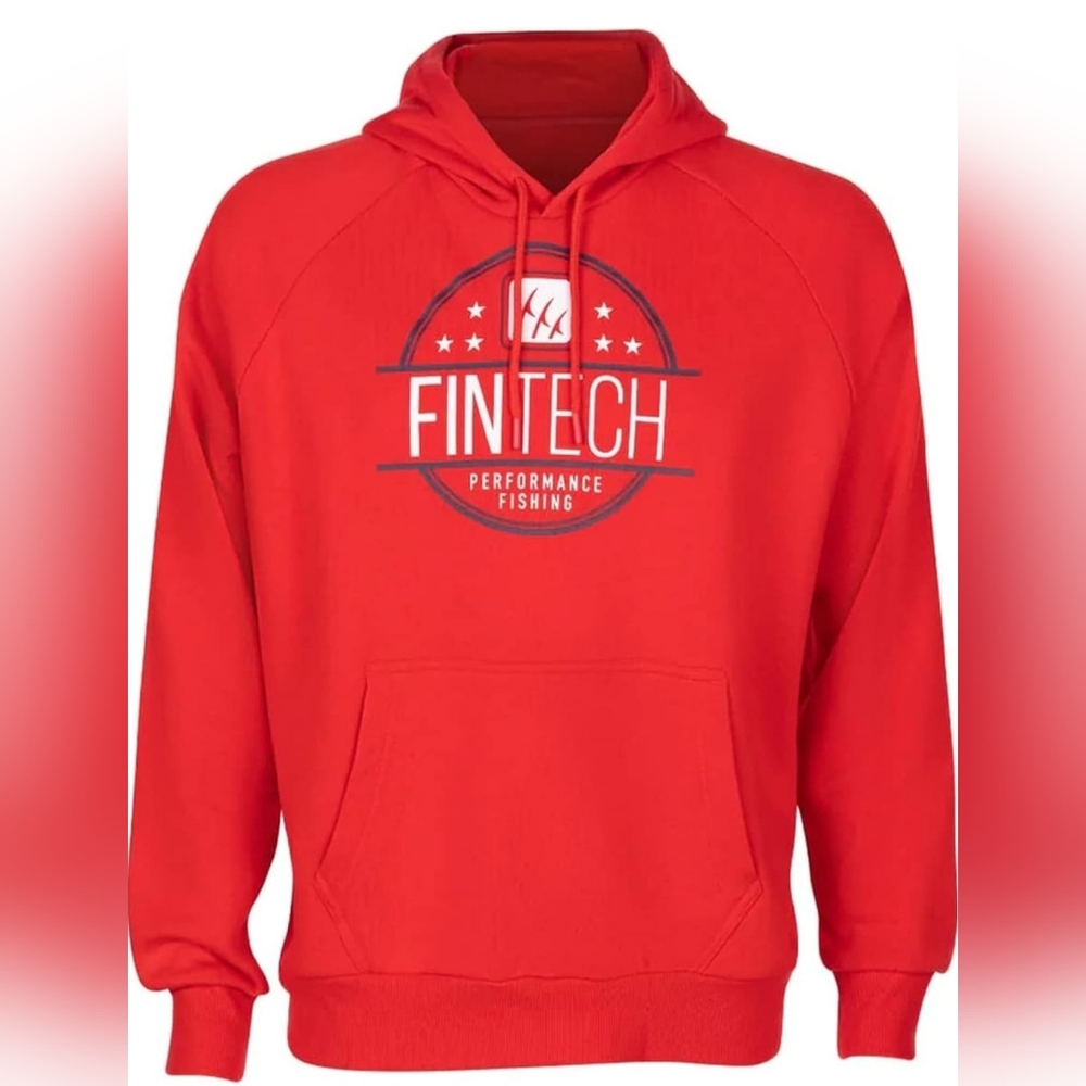 Fintech Red Hoodie for Men